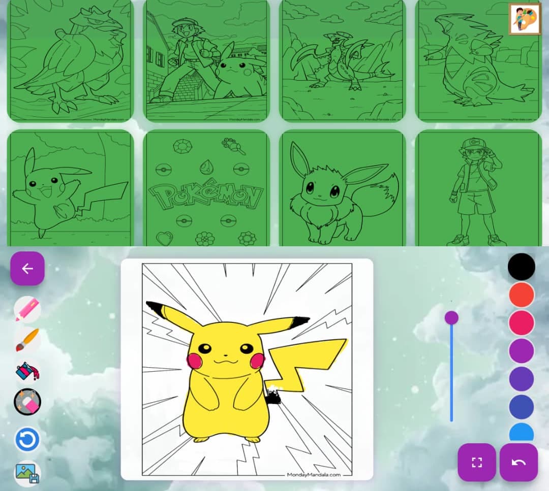 Coloring Book Application